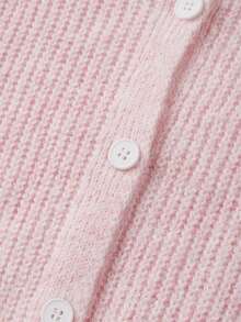 FOR BEAUTY 女士春夏新款短袖上衣，时尚休闲简约优雅，圆领粉色开衫，适合日常通勤和情人节穿着。 - 粉色 - 查看 9