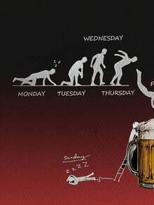 Men's Casual Beer Themed T-Shirt - Bright Short Sleeve, Comfortable Crew Neck - Suitable For Outdoor Gatherings And Everyday Wear - Multicolor - View 3