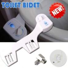 Hygiene Toilet Bidet Seat Attachment Spray Water Wash Clean Metal Upgrade Vision