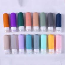 1pc Silicone Travel Refillable Bottle, Portable 90ml Containers For Shampoo, Body Wash, Lotion