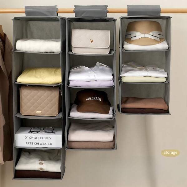 ENVIO GRATUITO y SIN MINIMO de compra!!! Organizador Vertical Colgante – Perfecto para Ropa, Gorras y Más