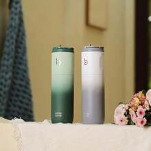 New-88  Insulated Water Bottle 24oz  Straw Lid And Handle For Sports Travel Gym Stainls Steel Water Bottl Double-Wall Vacuum Metal Le Proof - - 綠色環保 - 查看 9