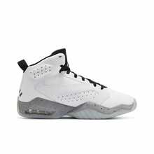 Nike Jordan Lift Off Synthetic Leather Casual Sneaker, Shock Absorbing Anti-Slip Durable Mid-Top Retro Basketball Shoes, White-Gray, For Men - White Ash - View 2