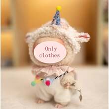 1件套绵羊服装，适合17厘米第一/第二/第三代娃娃 - 彩色 - 查看 3