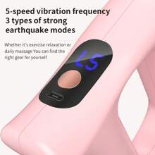 Portable Multifunctional Fascia Massage Ring, 3 Vibration Modes, USB Rechargeable 1200mAh Battery, 5 Intensity Levels, Wearable With Belt For Waist, Leg, Neck, Hand, Back, Suitable For Yoga, Fitness, Post-Workout, Great Gift For Friends, Couples, Parents, Halloween, Christmas