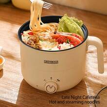 RAF 1-3 Person Mini Stainless Steel Electric Hot Pot With Double Layer For Home, Dorm, Office Use, Multi-Function Electric Pot, Electric Steamer Pot, Non-Stick Easy Clean - View 2