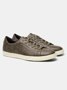 Zapatos clásicos retro de skate para hombres, con suela de goma, cómodos tenis planos deportivos para uso diario y transporte del estudiante