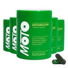 MOTO Metabolism Capsules – Natural Formula To Support Calorie Burn & Improve Eating Habits | 30-Day Supply - 3 件 - 查看 1