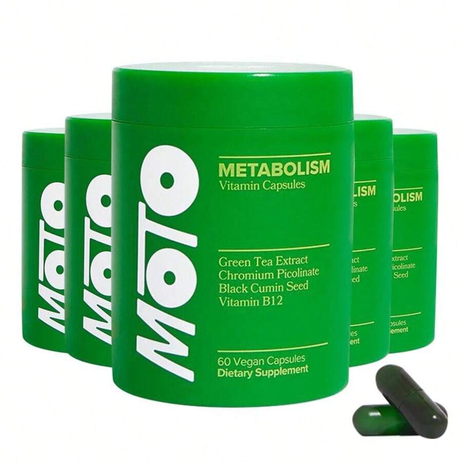 MOTO Metabolism Capsules – Natural Formula To Support Calorie Burn & Improve Eating Habits | 30-Day Supply - 3 件 - 查看 1