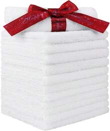 Microfiber Washcloths 12 Pack, Highly Absorbent And Soft Face Towel, Multi-Purpose Wash Cloths For Bathroom, Gym, Hotel, Spa And Kitchen, Multicolor 12x12 Inch - Pink - View 12