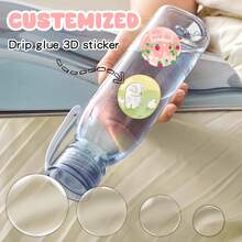 [ Customization ] One Round Waterproof And Tear Resistant 3D Drip Resin Sticker (1.5CM/2CM/2.5CM/3CM) Can Be Used For Customizing Product Logos, Marking Labels, And Suitable For Multiple Learning And Work Occasions - Multicolor - View 5
