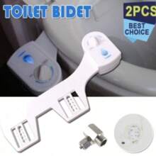 Hygiene Toilet Bidet Seat Attachment Spray Water Wash Clean Metal Upgrade Vision