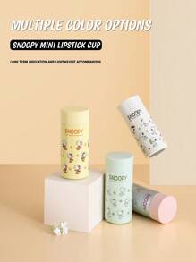 SNOOPY 1pc Snoopy 200ml Tumbler, Outdoor Portable Pocket Mug, Cute Compact Water Bottle, Unisex Stainless Steel Minimalist Design High Quality Cup