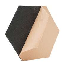 YUNRUX 12* Acoustic Panels Hexagon Acoustic Panels Sound Absorbing Acoustic Panels Sound Insulating Panels Wall Panels - Black - View 8