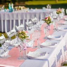 2 Packs/8 Pack, 1 Pc/4 Pcs Disposable Plastic Tablecloths And 1 Pc/4 Pcs Satin Table Runner Set, Black And Gold Dot Tablecloth Gold Satin Table Runner For Wedding Birthday Anniversary Christmas New Year Party Decorations