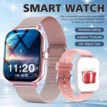 Smartwatch, Wireless Calling/Dialing, Multi-Sport Mode, Call Reminder And Rejection, Message Reminder View, Multiple App Reminders, Suitable For Men And Women, Outdoor Sports Watch, Custom Wallpaper, Suitable For Android/IOS - 很多色 - 查看 2
