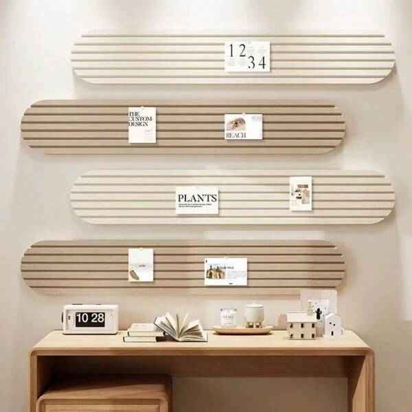 Painéis de decoração de parede modulares de cor sólida, 1 peça, adesivo de parede multifuncional sem perfuração, material escolar, volta às aulas