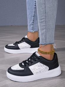 Fashion Outdoor Wear Streetstyle Shoes Summer Outfit Birthday Gift Holiday Gift Mix Color Campus Popular Style - Sợi trắng đen - Xem 4