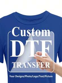 1pc- Can Customize Patterns And Text Hot Transfer Stickers (Excluding Clothes), DIY Ironing Hot Transfer Stickers, Custom Decals, Can Design A Variety Of Patterns, Suitable For Clothes, Bags, Cups, Hats, Shoes And Other Objects Of Custom Transfer Stickers, Hot Transfer Stickers Ironing Decals T-Shirt Hoodie DIY Crafts