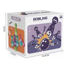 Jouets de puzzle pour l'éducation précoce des enfants, reconnaissant les nombres, les couleurs, les expressions. Boules de quilles multifonctionnelles, en ABS et matériaux sûrs, 12 pièces le jeu de quilles intérieur. Améliore l'intelligence des enfants, cultive leurs intérêts et leurs passe-temps