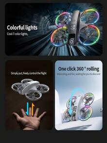 CASRRA O Drone K200 de Controle Remoto com Tela Grande, Lançamento de 2025, possui um corpo com luzes deslumbrantes, motor sem escovas, detecção de obstáculos em quatro lados, câmera de 720P, controle remoto com tela, bateria de alta capacidade, caixa de presente, carregador de bateria, cabos de dados e uma caixa de embalagem requintada. É o presente perfeito para iniciantes adultos e festas de aniversário, câmera digital.