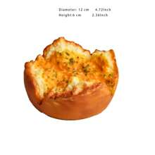 1pc Soft Squishy Blooming Cheese Bread, Croissant Egg Bread, Chocolate Wheel Bread Model, Stress Relief Squeezing Food Toy, Display Piece