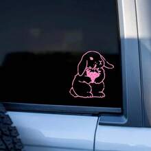 Strawberry Rabbit Bumper Sticker, Car Sticker, Car Decal, Vinyl Car Sticker - one-size - View 5