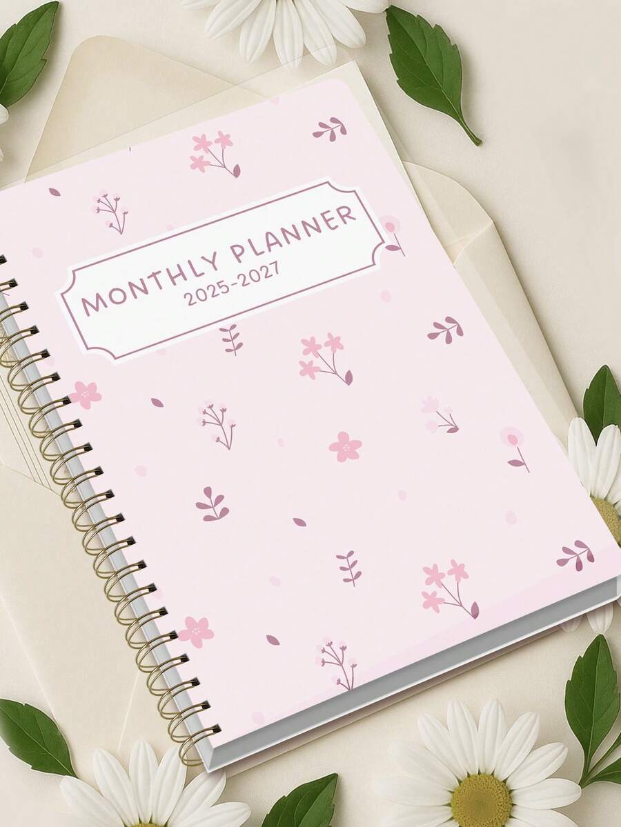 BUBU 每日计划笔记本 - 螺旋装订待办事项清单追踪器，无日期任务优先级和笔记，学校或办公用品，返校必备