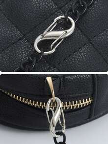 1/5/10 件男女款背包拉链锁套装易拉扣防盗拉链夹 - 保持拉链闭合 - 背包扣带两个弹簧扣适用于行李箱手提包钥匙钱包 DIY 配件旅行必需品多功能 S 扣挂钩适用于旅行露营户外海滩暑假返校旅行配件假日