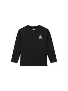 Annil Ropa de niños: Suéteres tejidos de cuello redondo, de manga larga para niños, niñas y niños de edad media, camisetas, primavera