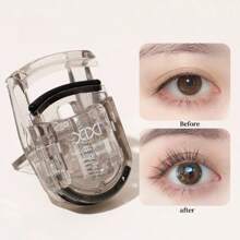 1pc Mini Portable Curling Eyelash Curler, Natural Sunflower Magnifying Eye Beauty Tool L, Suitable For Girls And Students, Makeup Artist To Use Beauty Eyelash Curler
