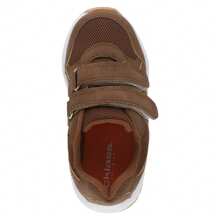 Dúo de Tenis Deportivos para Niño con Detalle Lateral y Contactel | Plantilla Textil | Colores Marino y Miel | Material Sintético y Textil - Multicolor - Ver 5