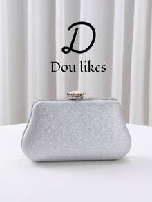 Women's Sparkling Crystal Decorated Evening Clutch Purse, With Metal Rhinestone Decor, Gleaming Box Style Wallet, Perfect For Creating A Charming Look, Suitable For Brides, Weddings, Parties, Balls, Birthday Gifts, Valentine's Gifts, Gatherings, Crossbody Bag, Handbag, Makeup Bag, Perfectly Matching New Year Outfits And Women's Party Dresses, Stylish Party Bag, Ideal For Parties, Weddings, Balls, Formal Dinners/Banquets