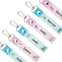 Custom PU Leather Keychain,Personalized Keyring Gift For Back To School Gifts For Kids,Boy Girl Valentine's Day Gifts Unique Gift For Boyfriend Girlfriend Husband Wife Her/Him, Ideal For Birthdays, Anniversaries, Valentine's Day,Children's School Bag Decorations