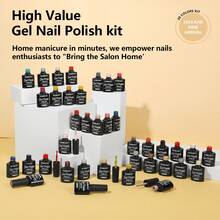38 款凝胶指甲油套装，颜色多样，色调鲜艳，操作简便，多功能 DIY - 彩色 - 查看 3
