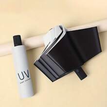 Unisex Automatic Umbrella With 16 Reinforced Ribs, Foldable, Portable, Durable Anti-UV Sunscreen Umbrella For Sunny & Rainy Day