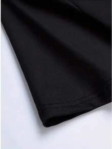 PREMIUM PURE COTTON T-SHIRT - 黑色 - 查看 2