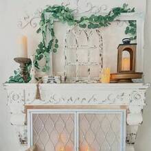 Bộ 24 vòng hoa bạch đàn nhân tạo, khăn trải bàn bằng lá bạch đàn giả, vòng hoa nho xanh trang trí tường phòng ngủ, lò sưởi, tiệc cưới, vòng hoa xanh nhân tạo, lá bạch đàn giả, vòng hoa bàn ăn, trang trí phông nền lò sưởi, mùa xuân hè, quà tặng trang trí nhà cửa - Nhiều màu - Xem 5