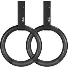 Turnring Wood Rings Gymnastics Gymnasium 28mm/32mm, Gymnastics All Around With A Grip, Adjustable Humptle Straps And Markings, Rings Training For Full Body Workout
