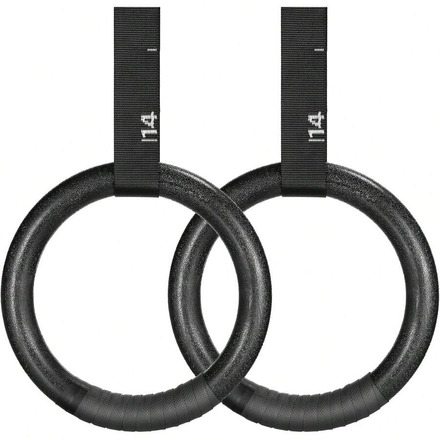 Turnring Wood Rings Gymnastics Gymnasium 28mm/32mm, Gymnastics All Around With A Grip, Adjustable Humptle Straps And Markings, Rings Training For Full Body Workout