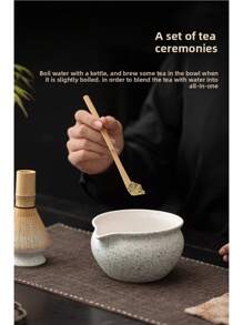 2PCS Japanese Style Ceramic Eagle Beak Dual Color Tea Bowls Set, High Temperature Fired, Easy To Clean Glazed Surface, Carefully Crafted, Anti-Slip & Elegant, Exquisite Gift Box Suitable For Birthday & Holiday Gifts, Suitable For Home, Office, Outdoor Camping Etc., Tea Whisk, Upright Tea Spoon, Teacup Holder, Song Dynasty Tea Utensil