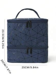 大容量多功能便携耐用旅行化妆包，PU皮革化妆品收纳包，时尚女士礼物，适合送给妈妈，也适合大学宿舍使用