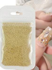 丙烯酸树脂指甲水钻 - 混合设计，可重复密封袋装，夜光 3D 饰品，适用于 DIY 美甲、夏季和节日美甲装饰 美甲用品 美甲 美甲宝石