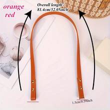 2pcs PU Leather Handbag Handles DIY Wallet & Purse Making Supplies Back To School Supplies - Multicolor - View 8