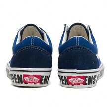 Vans Unisex Old Skool Casual Sneakers, Low-Top Skateboarding Shoes, Spring 2026 Collection VN0A4U3B2BL - Blue - View 6