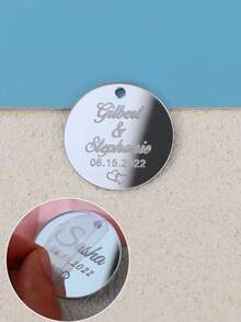 Personalized Acrylic Tag Engraved Round Circle 3.5cm Custom Wedding Name Happy Birthday Baptism Mirror Gold Tag Decoration Gift,Multi-Functional, Ornamental,Reusable,Exquisite,Stylish,High-Quality,Colorful,Modern,Custom,Personalized,Unique,Ideal Gifts For Him,Ideal Gifts For Her,Boyfriend,Dad,Girlfriend,Mom,Family,Friends,Tea Room,Home,Garden,Office,For Anniversaries,For Valentine's Day,For Mother's Day,For Birthdays,For Father's Day,For Graduation,For Weddings,For Housewarming,Warm Ambience, Autumn Home Refresh,Home Harmony - Multicolor - View 16