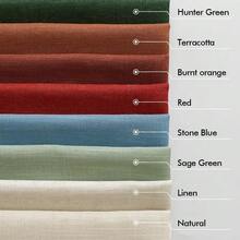 New  Linen Curtains 90 Inch Length For Living Room 2 Panels, Tan Beige Rod Pocket Back Tab Light Filtering Semi Sheer Boho Soft Linen Window Drap Farmhouse Burlap Dr Curtains For Bedroom - 亞麻布 52 寬 x 90 長(2 包) - 查看 7