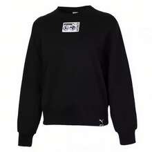 Puma 純棉長袖時尚圓領運動服套頭衫寬鬆休閒上衣