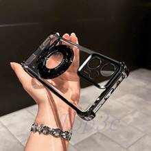 Funda de teléfono transparente, a prueba de agua y golpes, resistente a los arañazos, con soporte magnético en las 4 esquinas anti-caída para Poco X7 Pro/X6Pro/X5/X4 GT/X3Pro/F7Pro/F7Ultra/F6Pro/F5 Pro/F4/F3/M6 Pro/C61/C65/C75