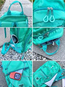 Unisex Lightweight Outdoor Mountaineering Backpack, Fashion Contrast Color Multi-Pocket Zipper Student Schoolbag, Large Capacity Drawstring Travel Backpack, Outdoor Camping Backpack, Men's Hiking Sports Water-Resistant Travel Bag Back-To-School Season Holiday - Multicolor - View 7